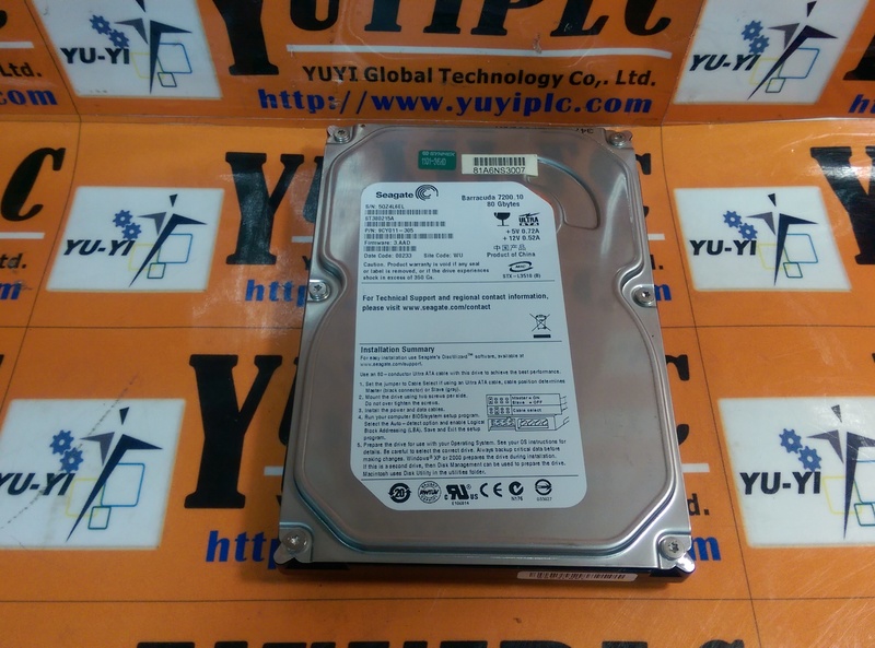SEAGATE ST380215A 80GB HARD DRIVE - 裕益科技自動化設備可程式編碼器PLC分散式控制系統DCS